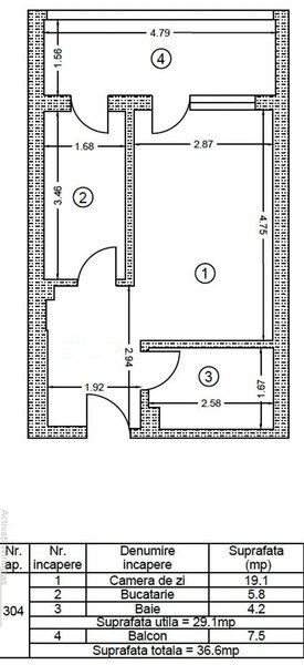 Popesti-Leordeni, finalizat gars. et. 3/6, vedere S-V, 15 min. metrou Leonida